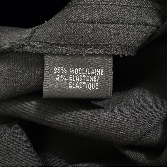 Lafayette 148 Black Stretch Wool Trousers Size 6 - Picture 8 of 10